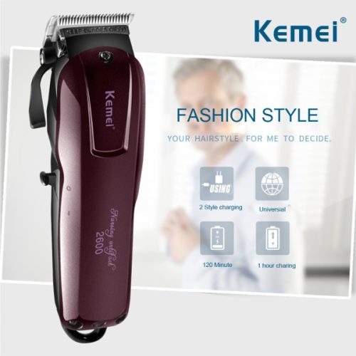 Kemei km 2600 AC/DC Rechargeable Professional Electric Hair Trimmer Review